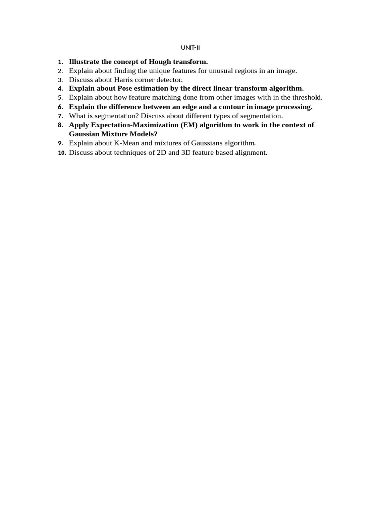 Image Processing Techniques and Algorithms | PDF