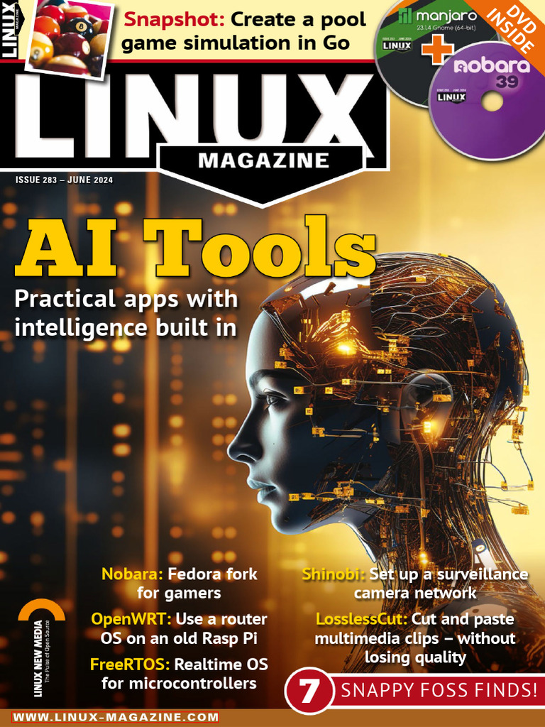 Linux Magazine USA - Issue 283 June 2024 | PDF | Linux Distribution |  Graphics Processing Unit