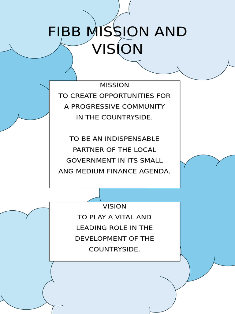 FIBB Mission and Vision Overview | PDF