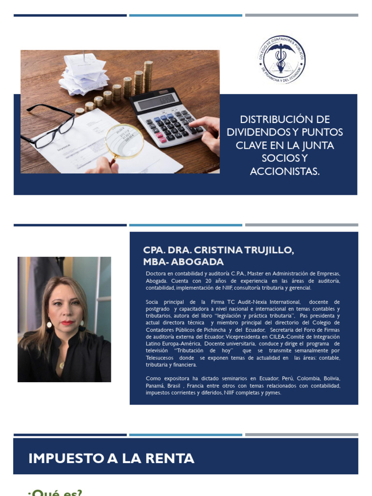 Claves sobre Dividendos e Impuesto a la Renta | PDF | Dividendo | Impuestos