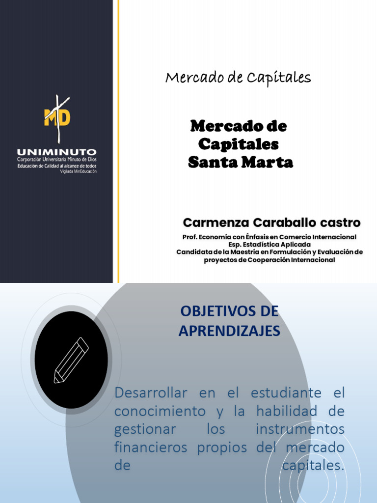Introducción al Mercado de Capitales | PDF | Bolsa | Bancos