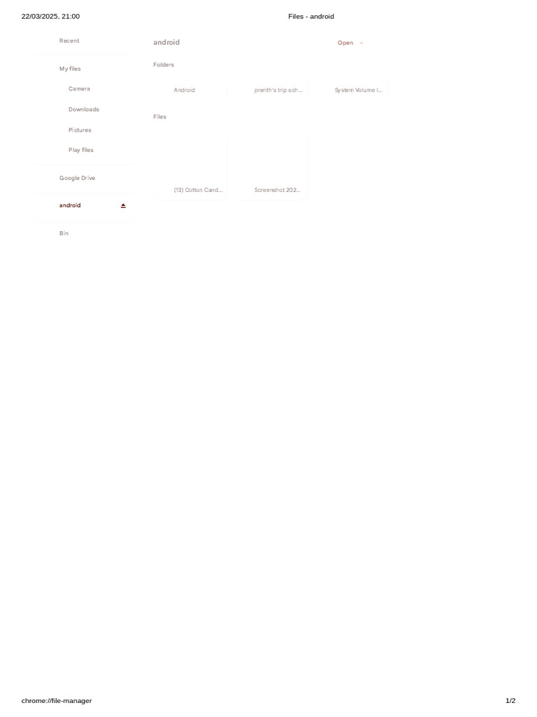 Android File Management Overview | PDF