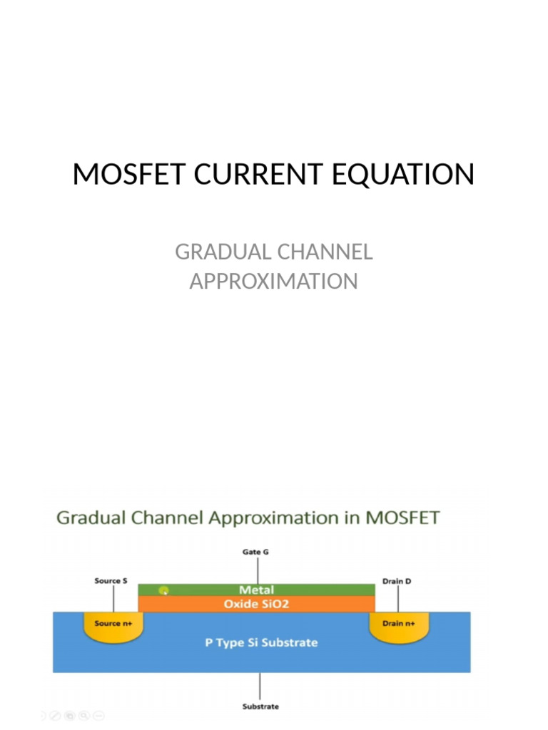 Lect6 7 Mosfet Current | PDF