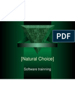 (Natural Choice) : Software Trainning