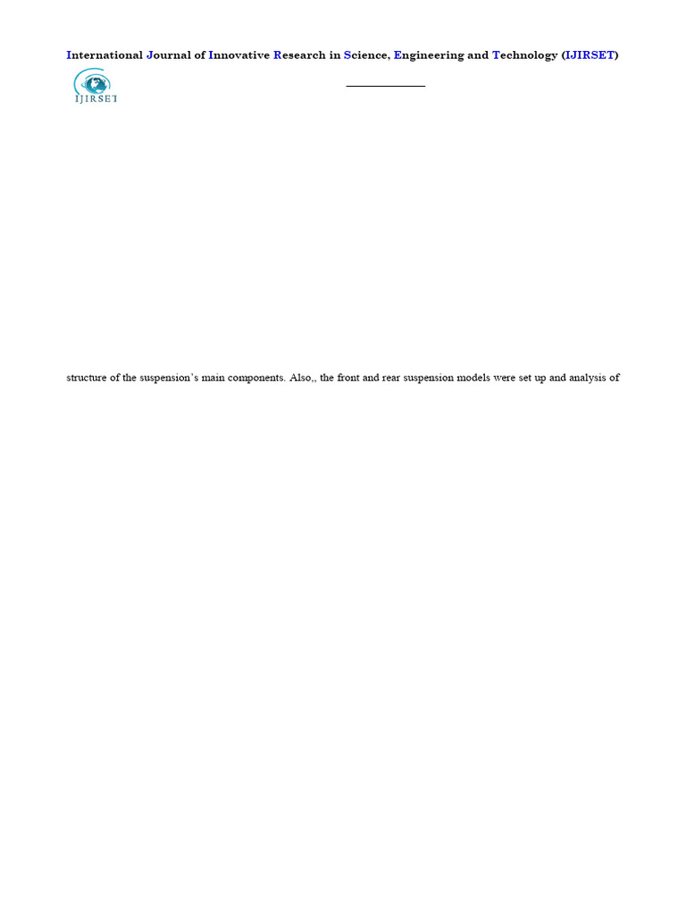 FSAE Rocker Arm Suspension Design Analysis | PDF | Mechanical ...