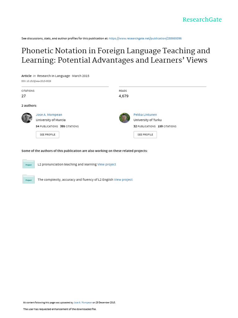 PhoneticNotationinForeignLanguageTeachingandLearning | PDF ...