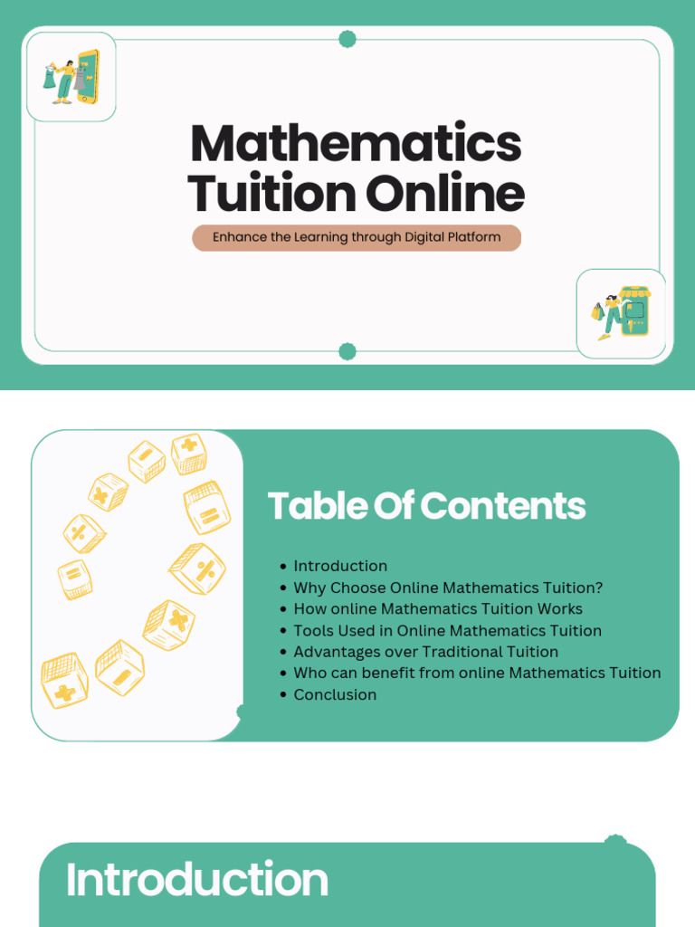 Online Mathematics Tuition Benefits | PDF | Learning | Mathematics
