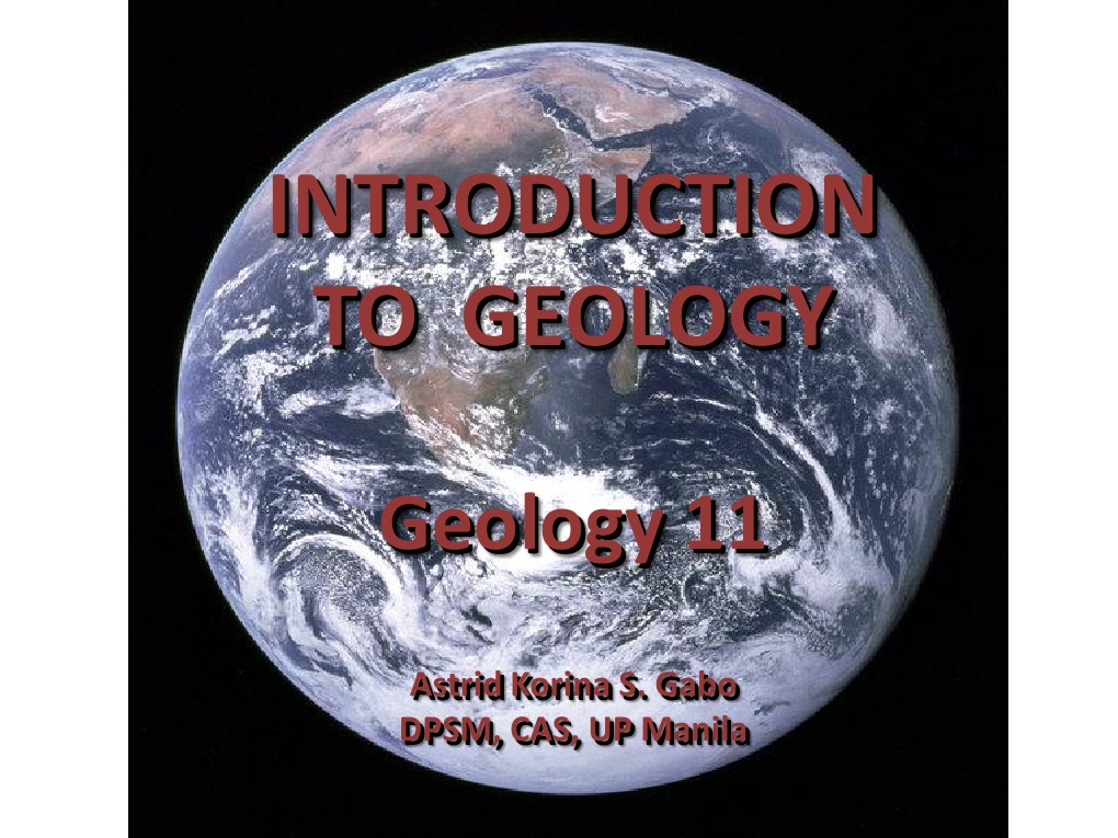 Introduction to Geology and Its Branches | PDF | Geology | Stratigraphy