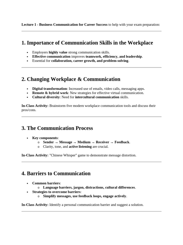 Enhancing Workplace Communication Skills | PDF | Communication ...