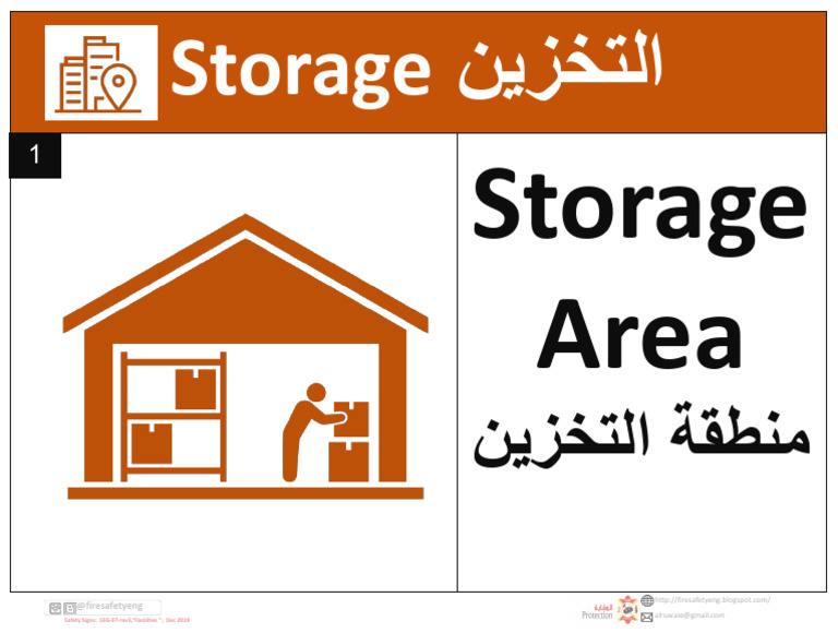 Temporary Storage Area Signage | PDF
