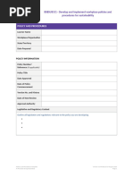 Policy Review Schedule Template | PDF | Policy | Information Technology
