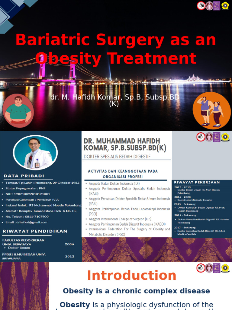 Bariatric Surgery as an Obesity Treatment | PDF | Bariatric Surgery ...