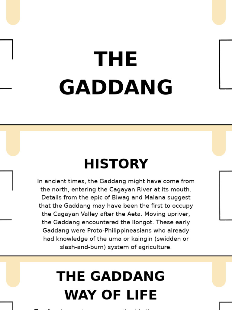 Gaddang History, Culture, and Traditions | PDF | Family | Agriculture