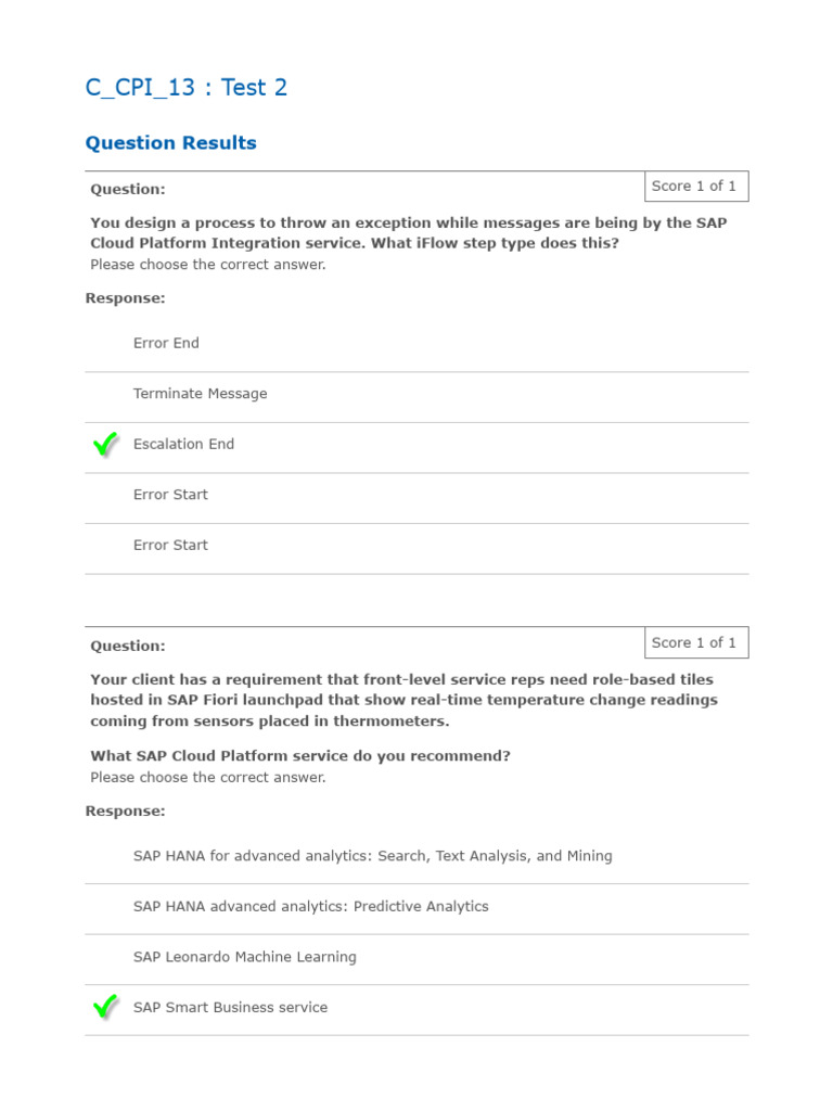 C CPI 13 Test 2 | PDF | Cloud Computing | Software As A Service