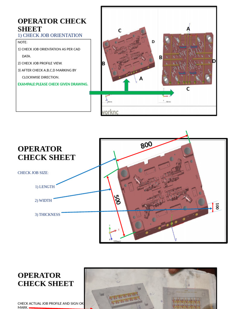 Operator Check Sheet 1 | PDF