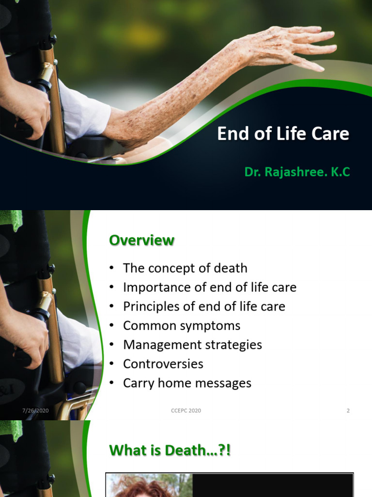 End of Life Care Principles and Practices | PDF | End Of Life Care ...