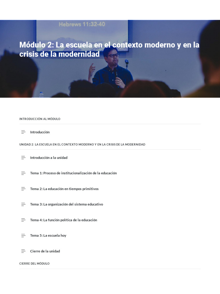 La Escuela: Historia y Contexto Actual | PDF | Plan de estudios | Escuelas