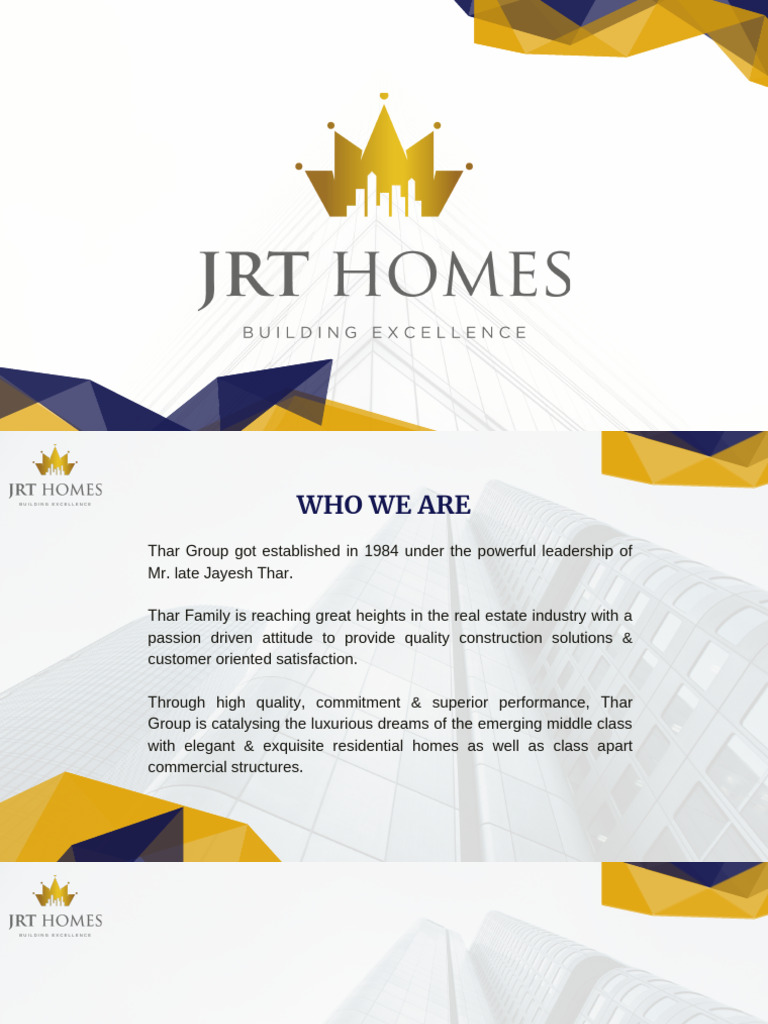 JRT Construction Projects Overview | PDF