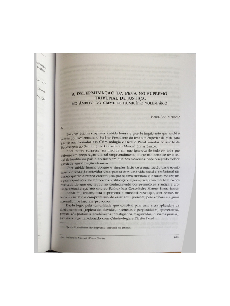 Pena no Supremo: Homicídio Voluntário | PDF | Homicídio | Justiça
