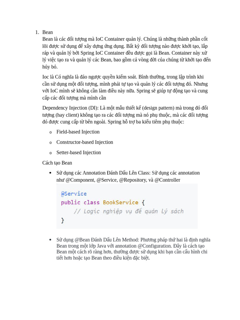 Bean | PDF