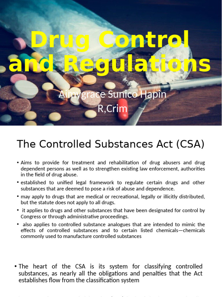 Midterm | PDF | Controlled Substances Act | Drugs
