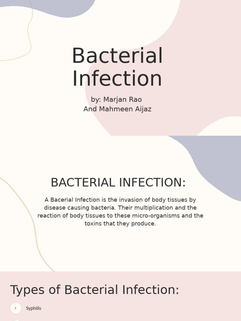 Overview of Bacterial Infections in Men | PDF | Leprosy | Tuberculosis