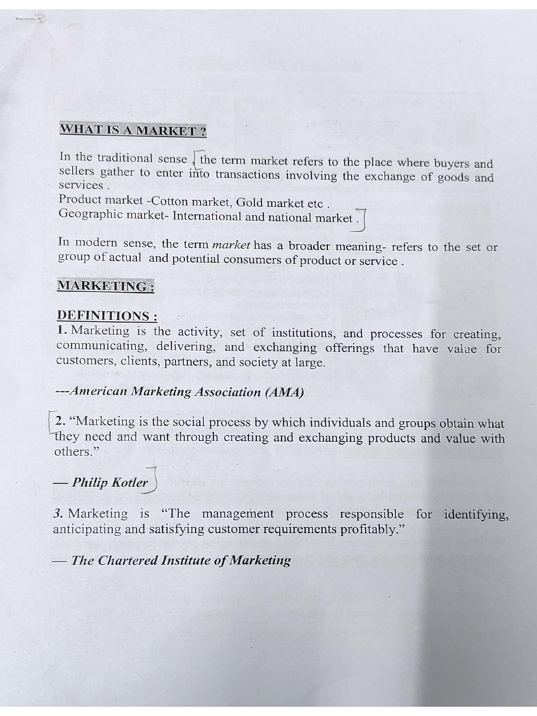 Principles of Marketing 1 | PDF