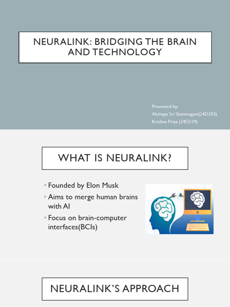 Neuralink: Advancing Brain-Computer Interfaces | PDF