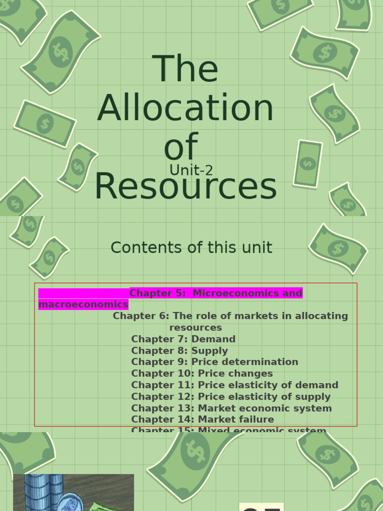 Resource Allocation in Economics | PDF