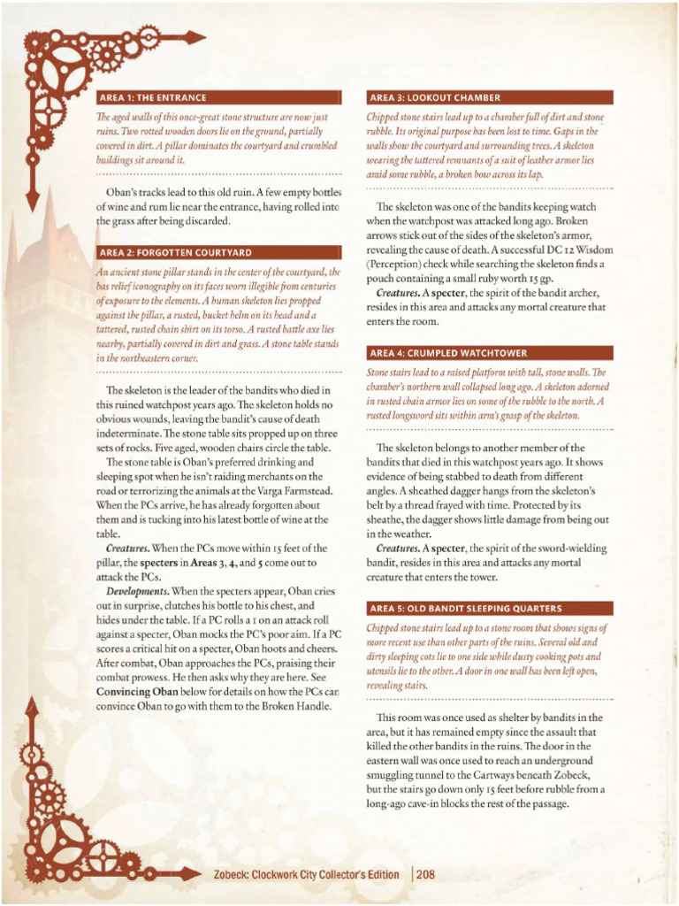Zobeck Clockwork City p208 | PDF