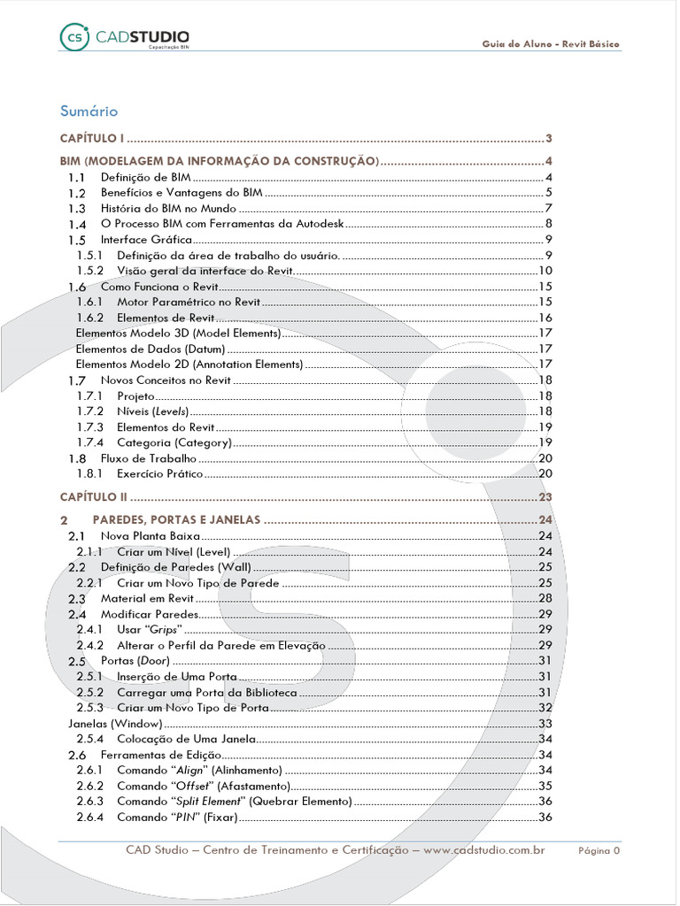 Guia Completo de Revit Básico | PDF | BIM | Autodesk Revit