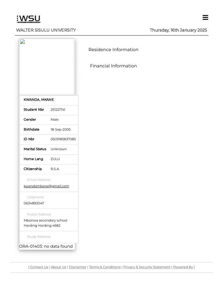ITS WEB INTERFACE visual data 4