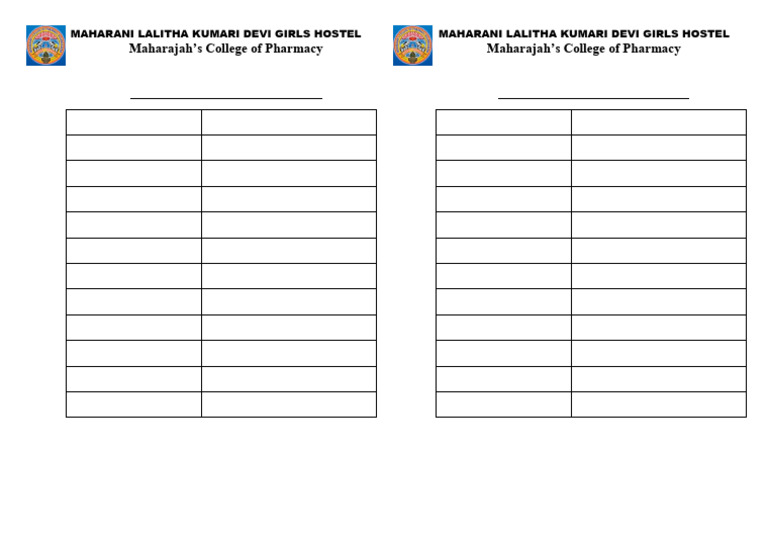 Hostel Outing Permission Form | PDF