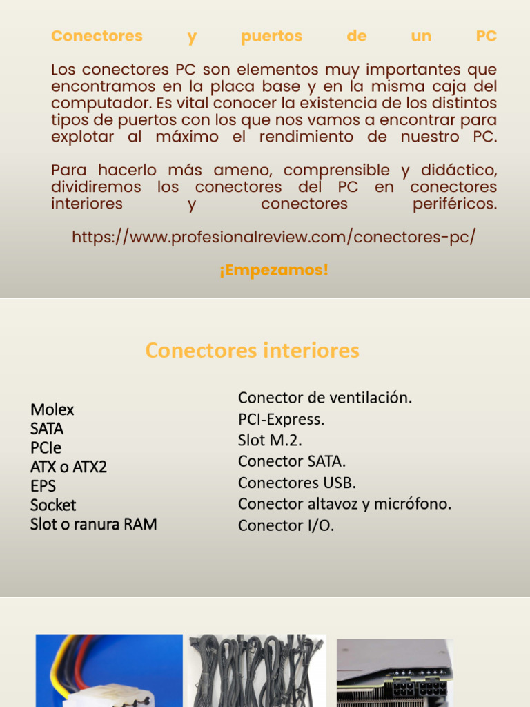 Conectores y Puertos de Un PC | PDF