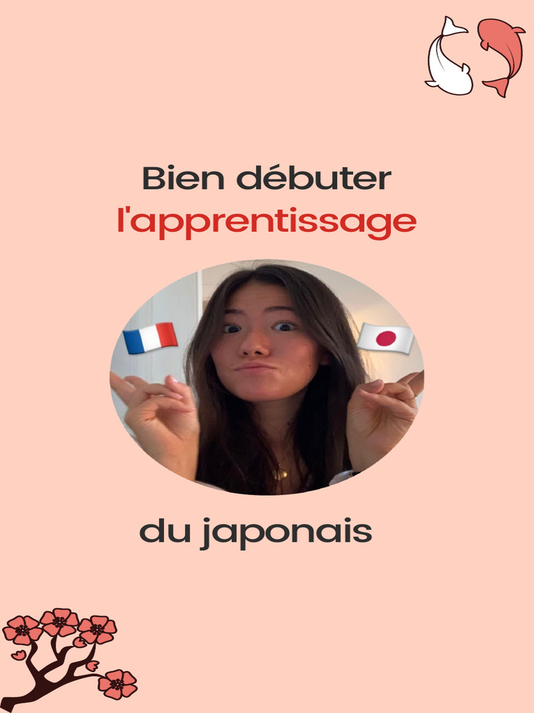 Bases de l'apprentissage du japonais | PDF | Kanji | Japonais (Langue)