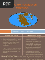 Terra, um planeta em mudança
