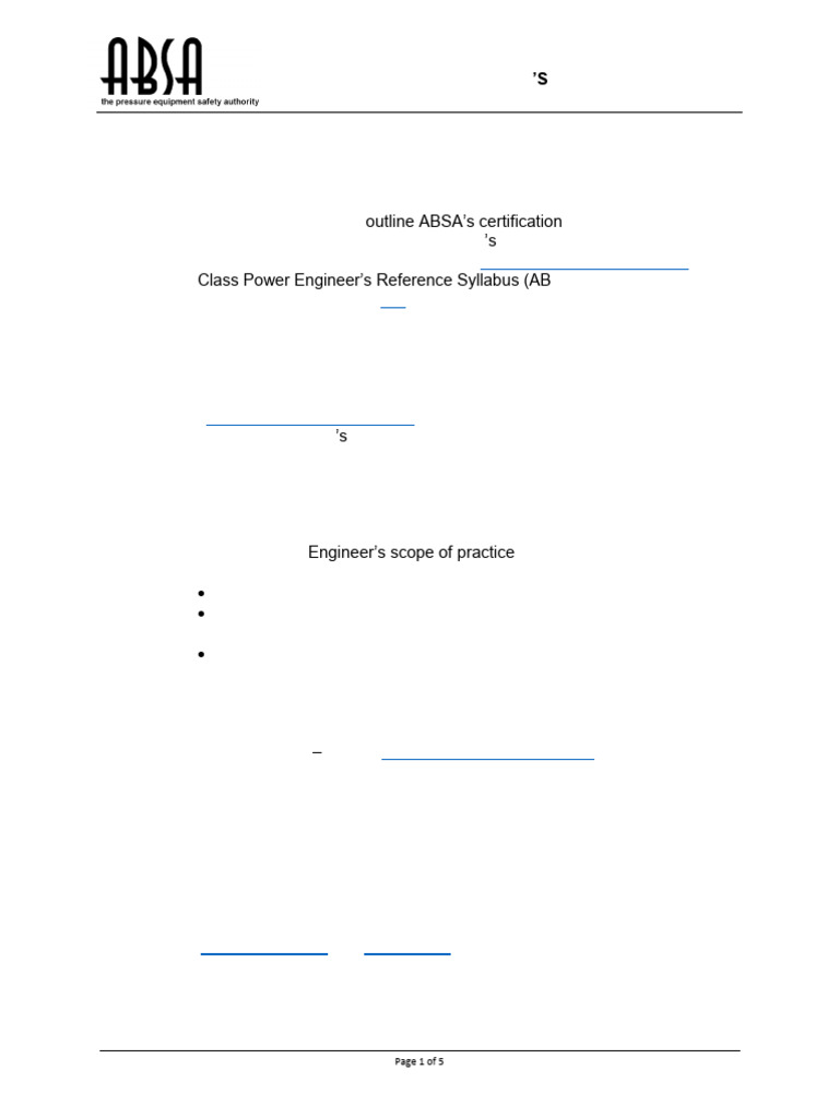 5th Class Power Engineer Certification Guide | PDF | Engineer ...