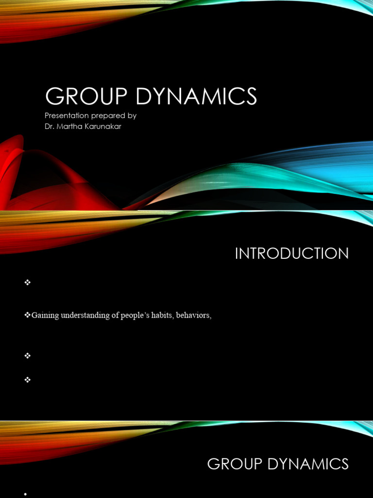 Understanding Group Dynamics in Teams | PDF | Team Building | Leadership