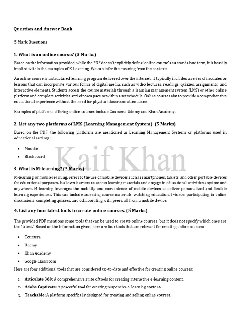 Online Learning Concepts and Tools Guide | PDF | Educational Technology ...