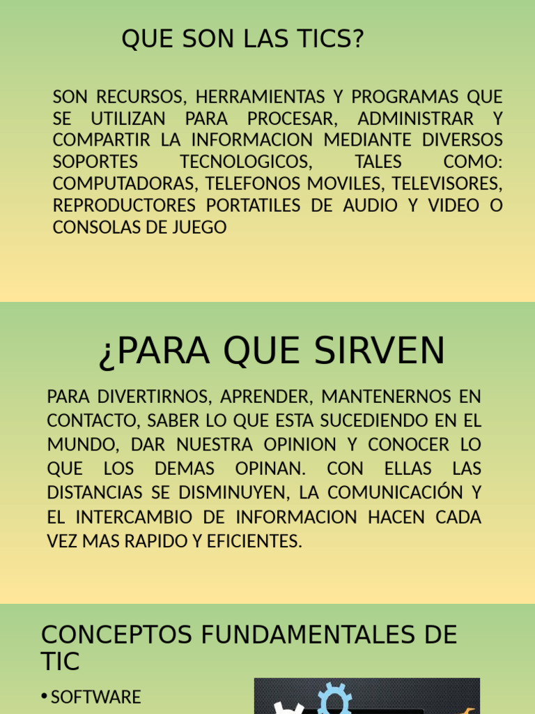 Introducción a las TIC y su Software | PDF