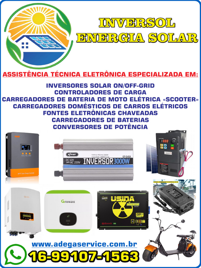 Inversores e Carregadores de Energia Solar | PDF