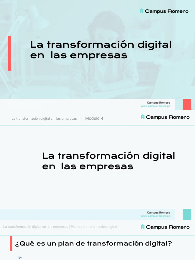 Modulo 4 La Transformación Digital en Las Empresas | PDF | Negocios ...