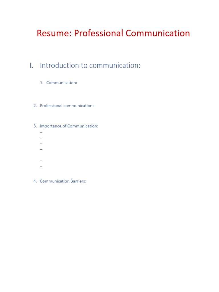 Professional Communication Essentials | PDF | Communication | Information