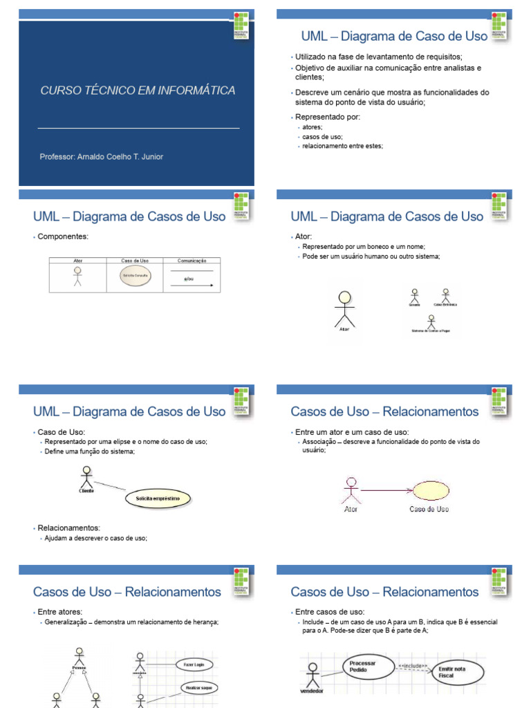 Diagrama de Casos de Uso UML | PDF