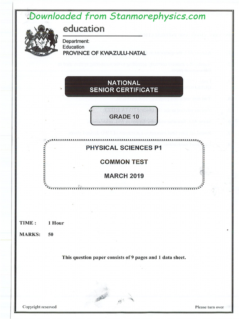 Stanmore Physics Download Overview | PDF