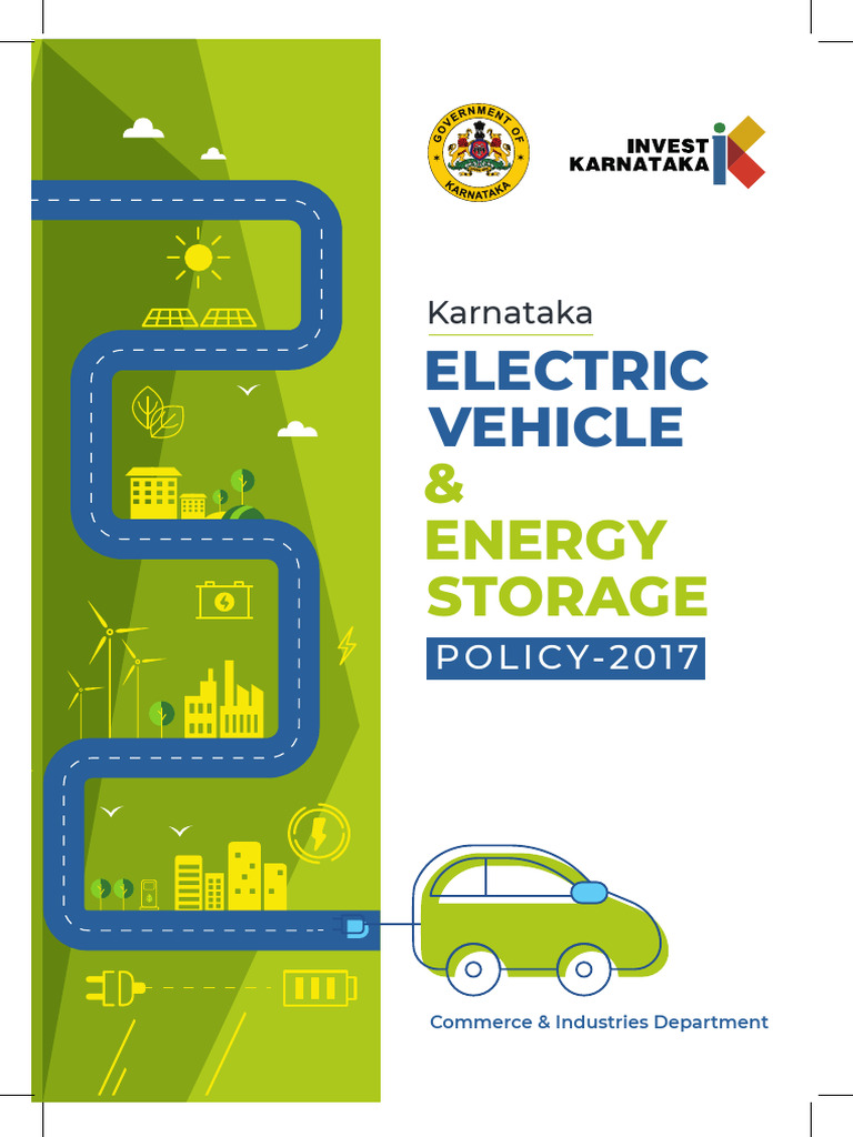 Karnataka Electric Vehicle Policy 2017 | PDF | Electric Vehicle | Transport