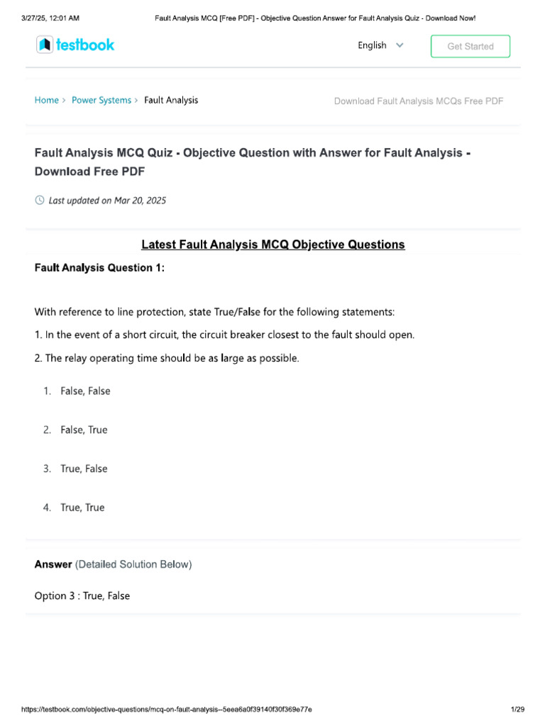 Fault Analysis | PDF