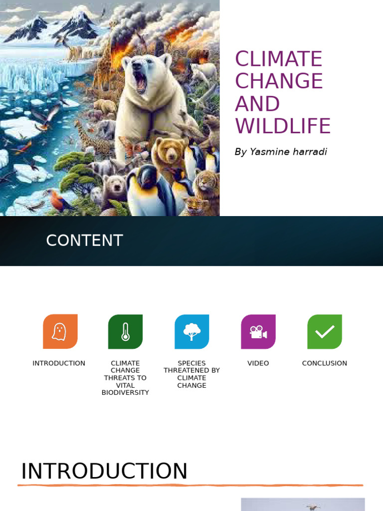 Climate Change Impacts on Wildlife | PDF