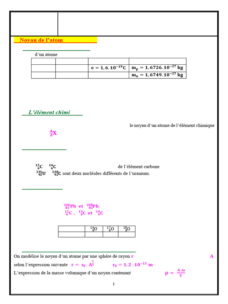 Diagramme de Segré et radioactivité PDF Noyau atomique Réaction — free download