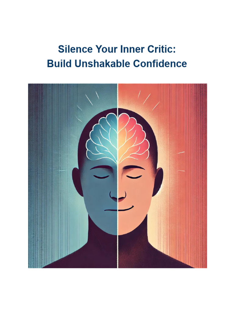 Silence Your Inner Critic Build Unshakable Confidence PDF Thought